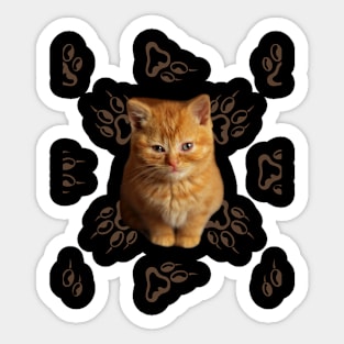 THE CAT LOVE Sticker